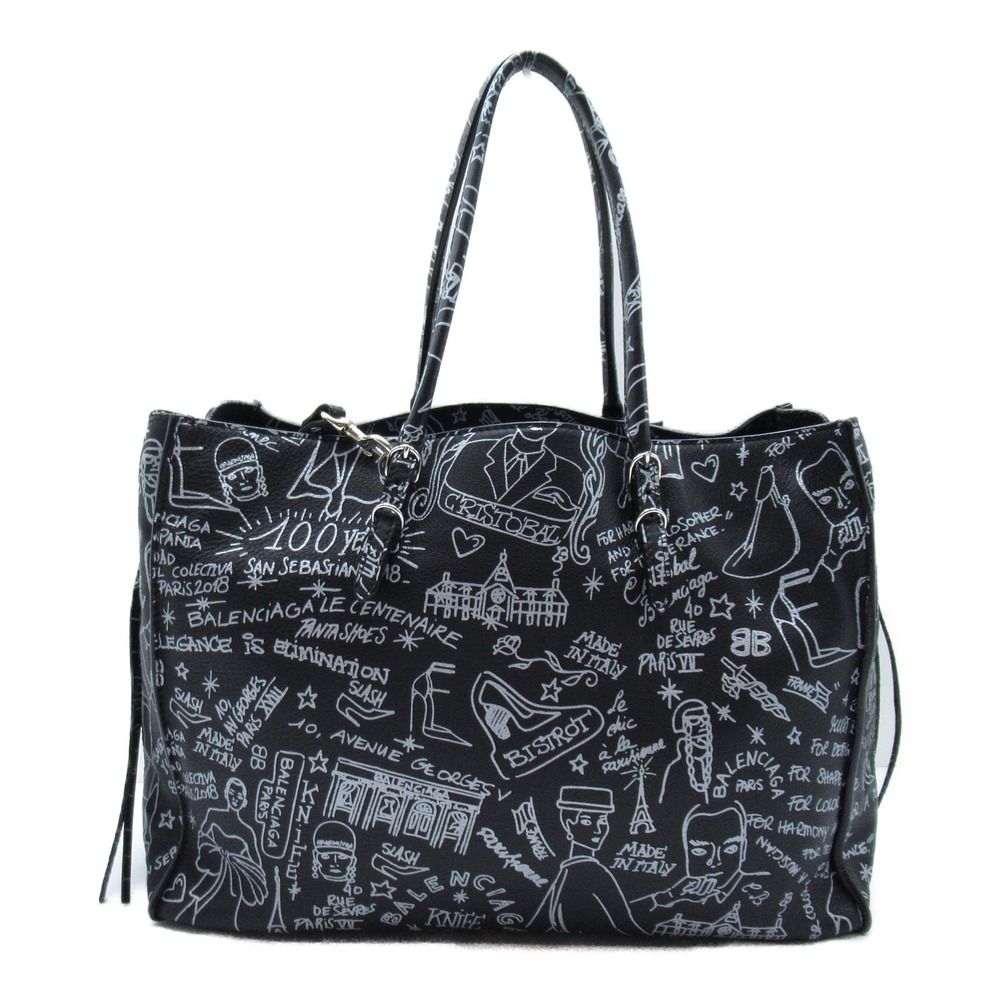 Balenciaga Tote Bag Vapor 2way B4 Black